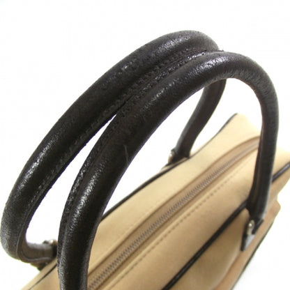 Miu Miu Canvas Small Bow Tote Tan 6 of 11