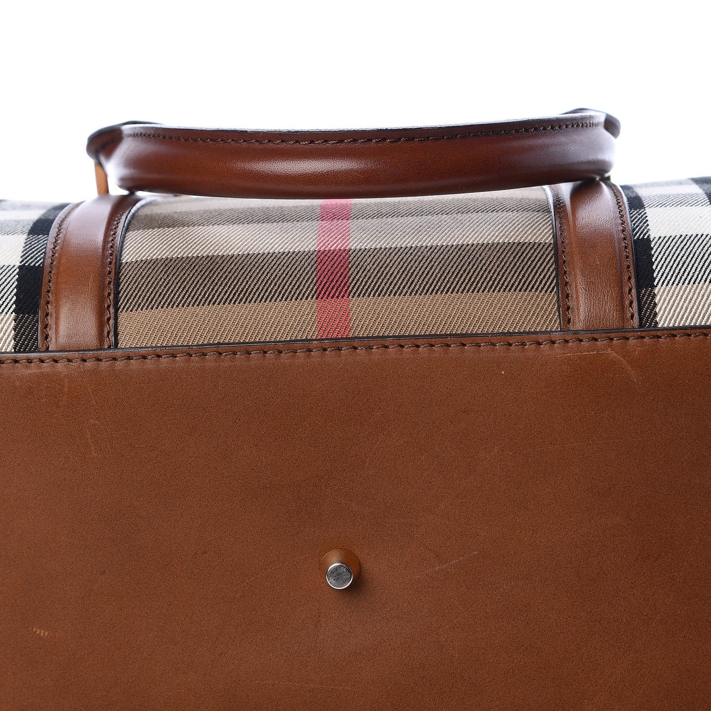 House Check Medium Alchester Bowling Bag Tan