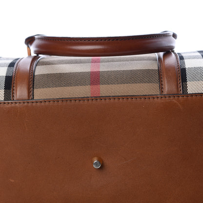 Burberry House Check Medium Alchester Bowling Bag Tan 21 of 23