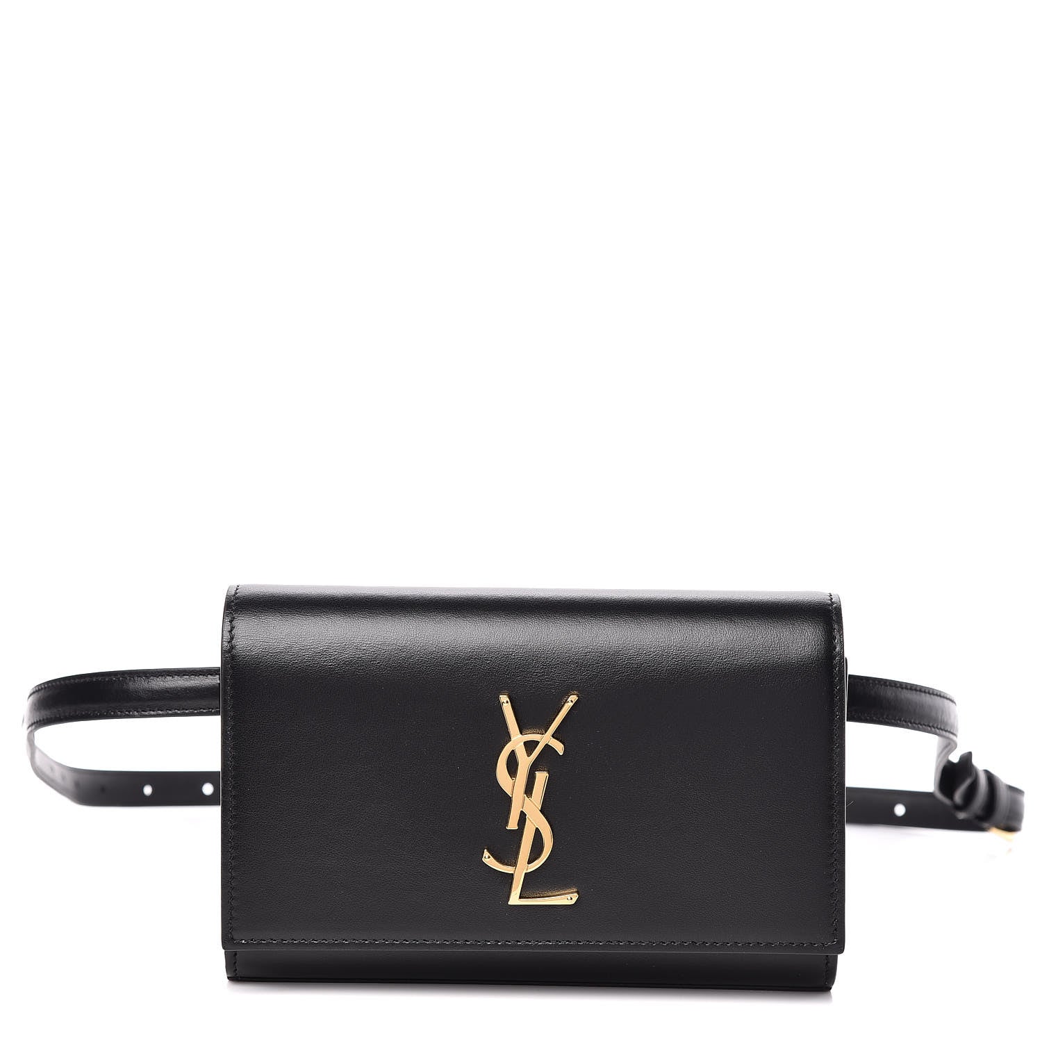 Saint Laurent Smooth Calfskin Monogram Kate Belt Bag Black 1 of 9