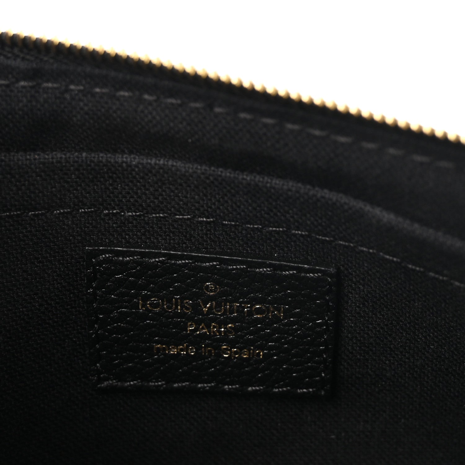 Louis Vuitton Monogram Pallas Clutch Black 6 of 9