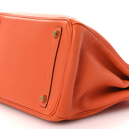 Hermes Togo BIRKIN 30 Orange 10 of 14