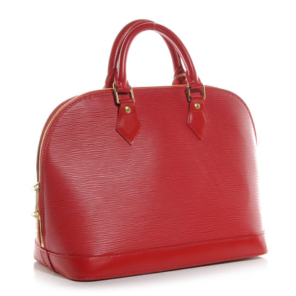 Louis Vuitton Epi Alma PM Red 3 of 7