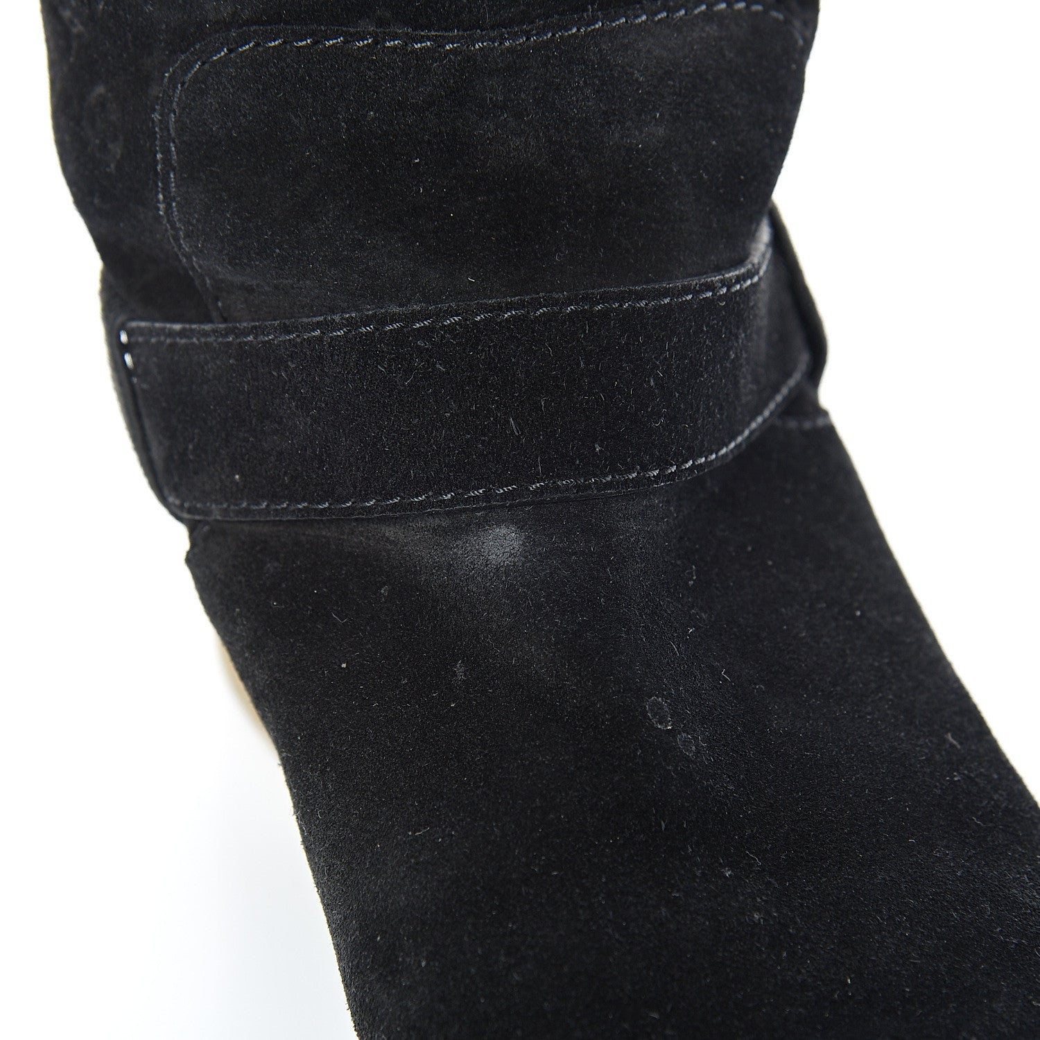 Louis Vuitton Suede Shearling Fauvist Boots 39 Black 9 of 11