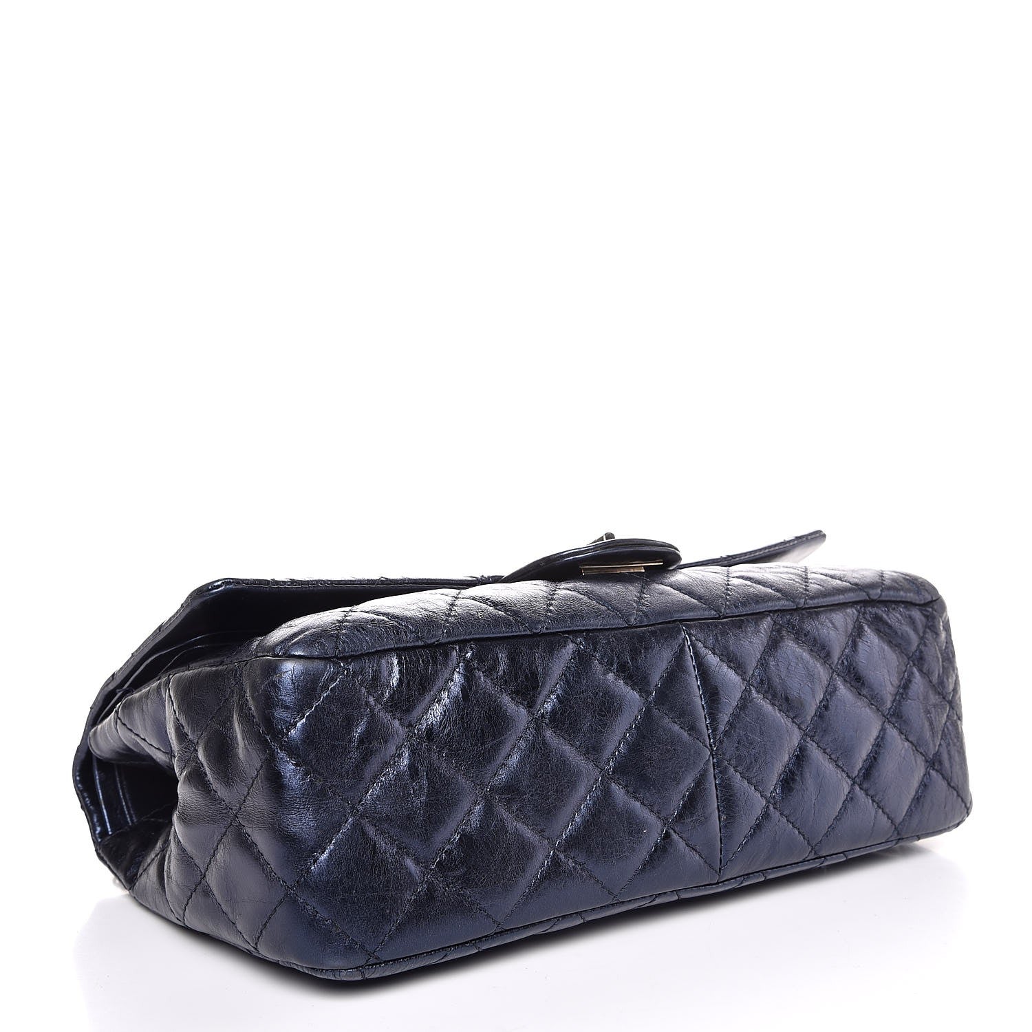 Chanel Metallic Aged Calfskin 2.55 Reissue Flap 227 Blue 5 of 8