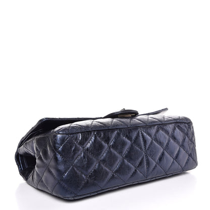 Chanel Metallic Aged Calfskin 2.55 Reissue Flap 227 Blue 5 of 8