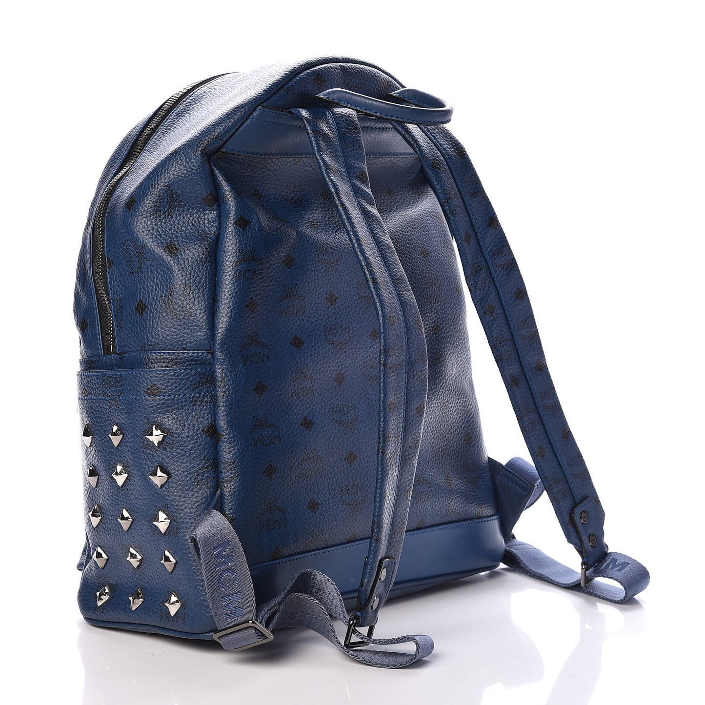 Visetos Medium Studded Stark Backpack Navy Blue