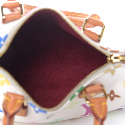 Louis Vuitton Monogram Multicolor Mini Sac HL Speedy White 5 of 13