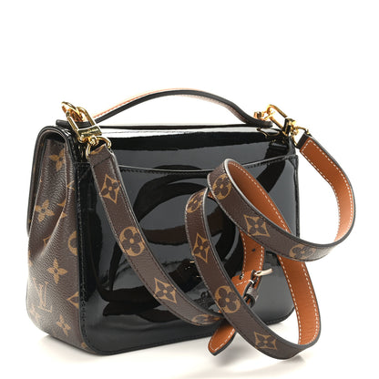 Louis Vuitton Patent Calfskin Monogram Cherrywood BB Black 3 of 8