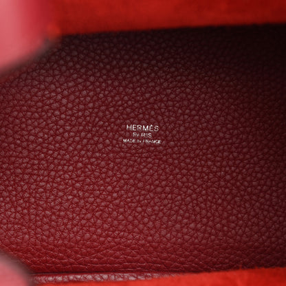 Hermes Taurillon Clemence Picotin Lock 18 Rouge Grenat 6 of 9
