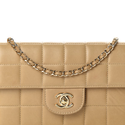 Chanel Lambskin East West Chocolate Bar Flap Beige 13 of 13