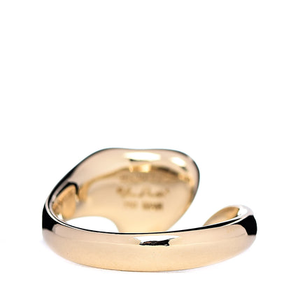 Tiffany 18K Yellow Gold Diamond Elsa Peretti Full Heart Ring 54 6.75 4 of 5