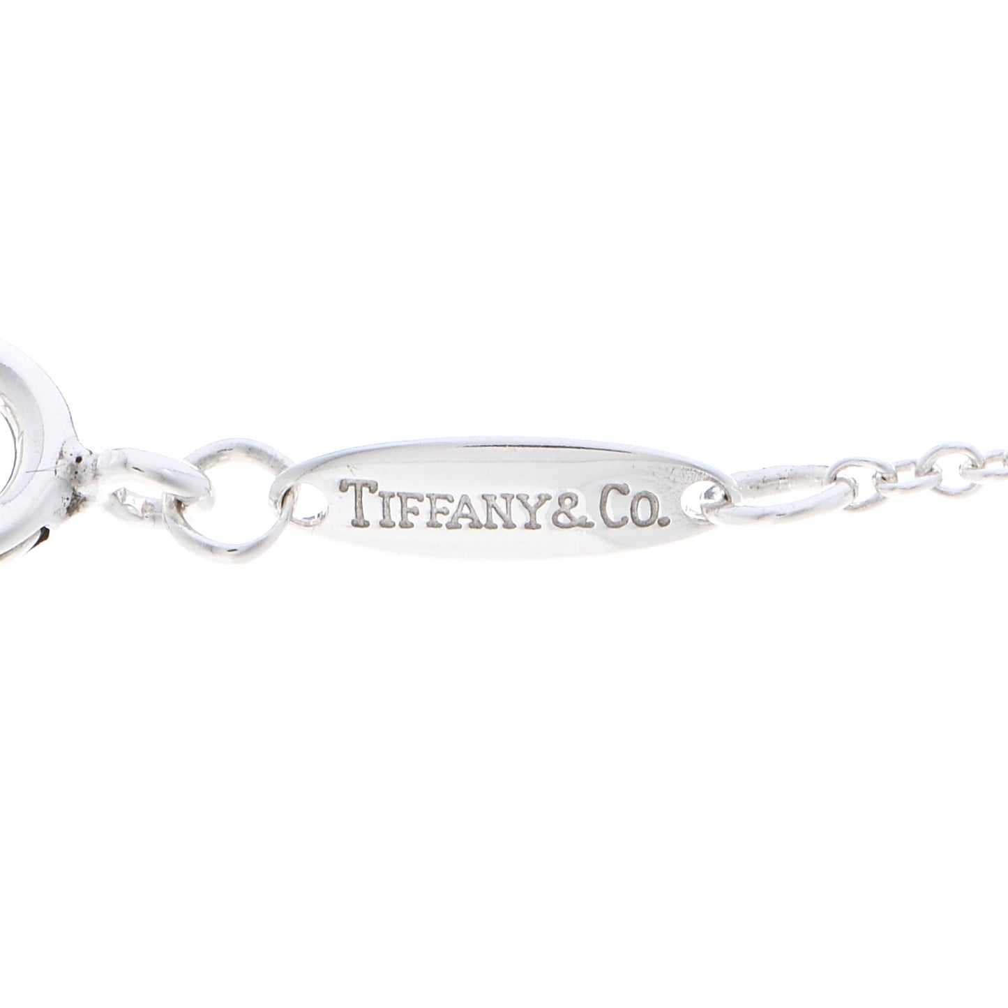 Sterling Silver Elsa Peretti Infinity Cross Pendant Necklace