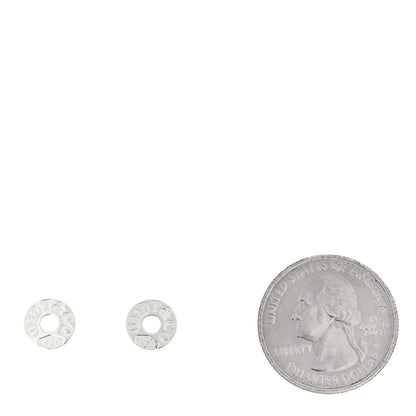 Tiffany Sterling Silver 1837 Circle Earrings 2 of 4