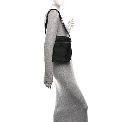 Prada Re-Nylon Saffiano Pocket Messenger Black 2 of 11