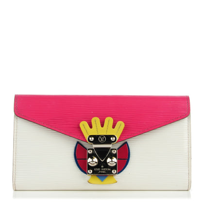 Louis Vuitton Epi Tribal Mask Sarah Wallet Pivoine 1 of 8