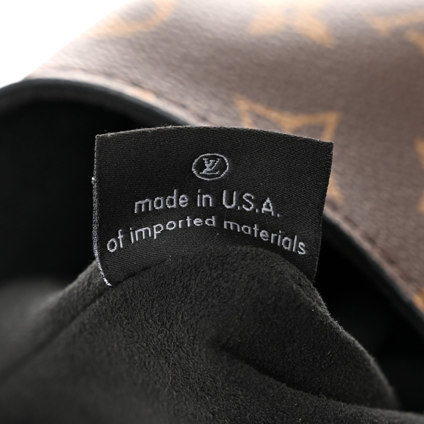 Monogram Flower Hobo Black