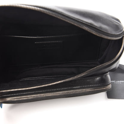 Saint Laurent Lambskin Subway Belt Bag Black 5 of 9