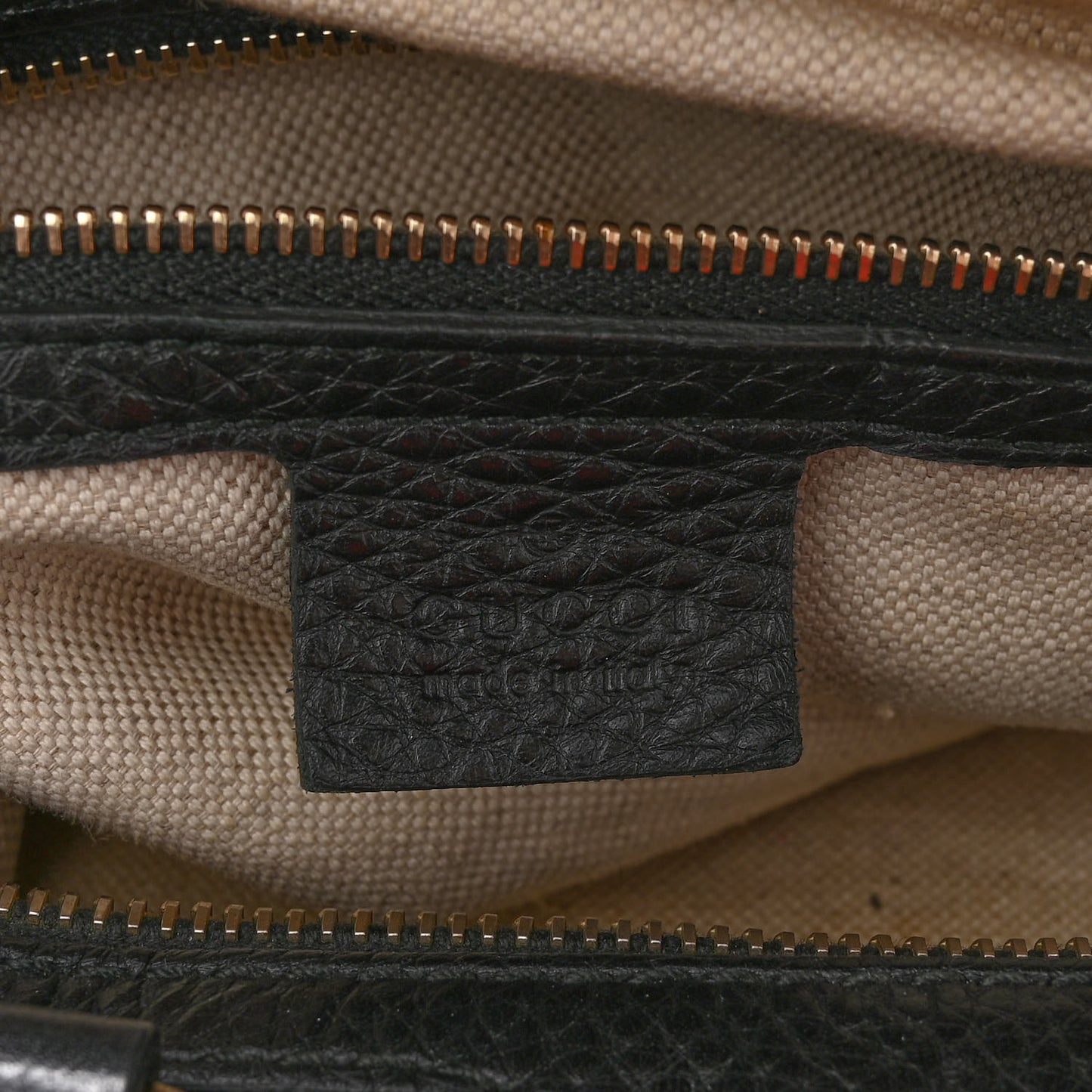 Calfskin Vintage Web Medium Boston Black