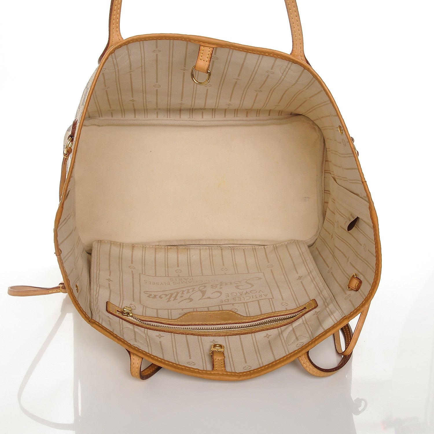 Louis Vuitton Damier Azur Neverfull MM 5 of 6