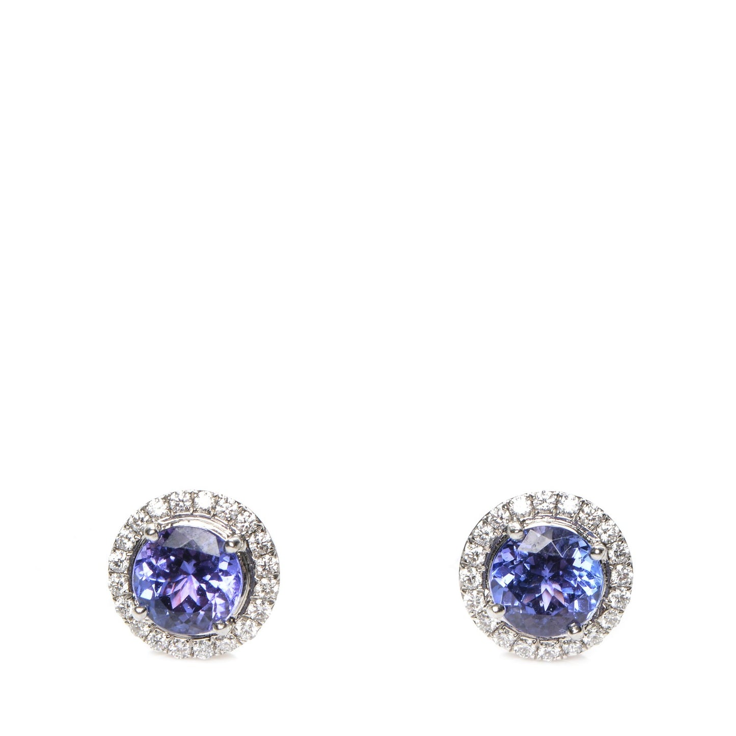 Platinum Diamond Tanzanite Soleste Earrings