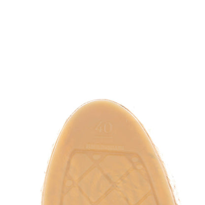 Chanel Lambskin CC Espadrilles 40 Black 6 of 9
