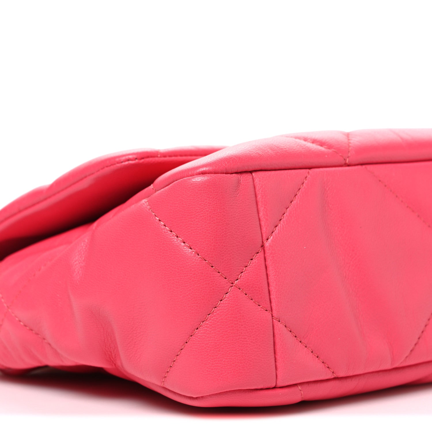 Chanel Goatskin Quilted Medium Chanel 19 Flap Pink 9 of 10