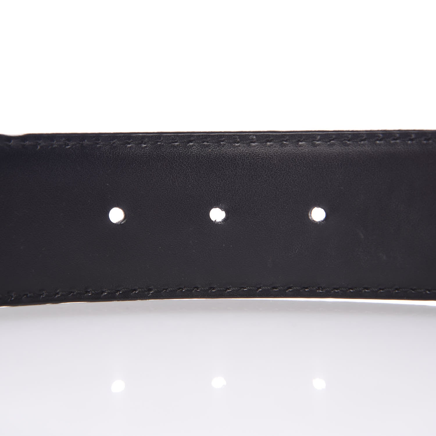 Gucci Guccissima Interlocking G Belt 75 30 Black 5 of 6