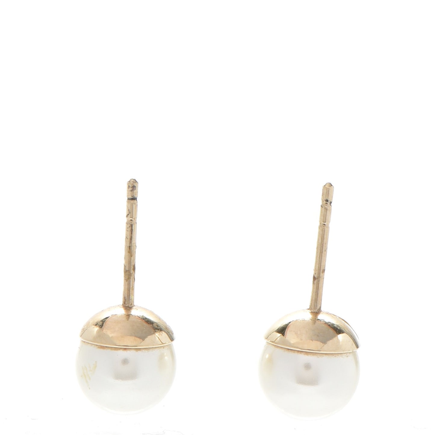 Pearl Mise En Dior Tribal Earrings Gold