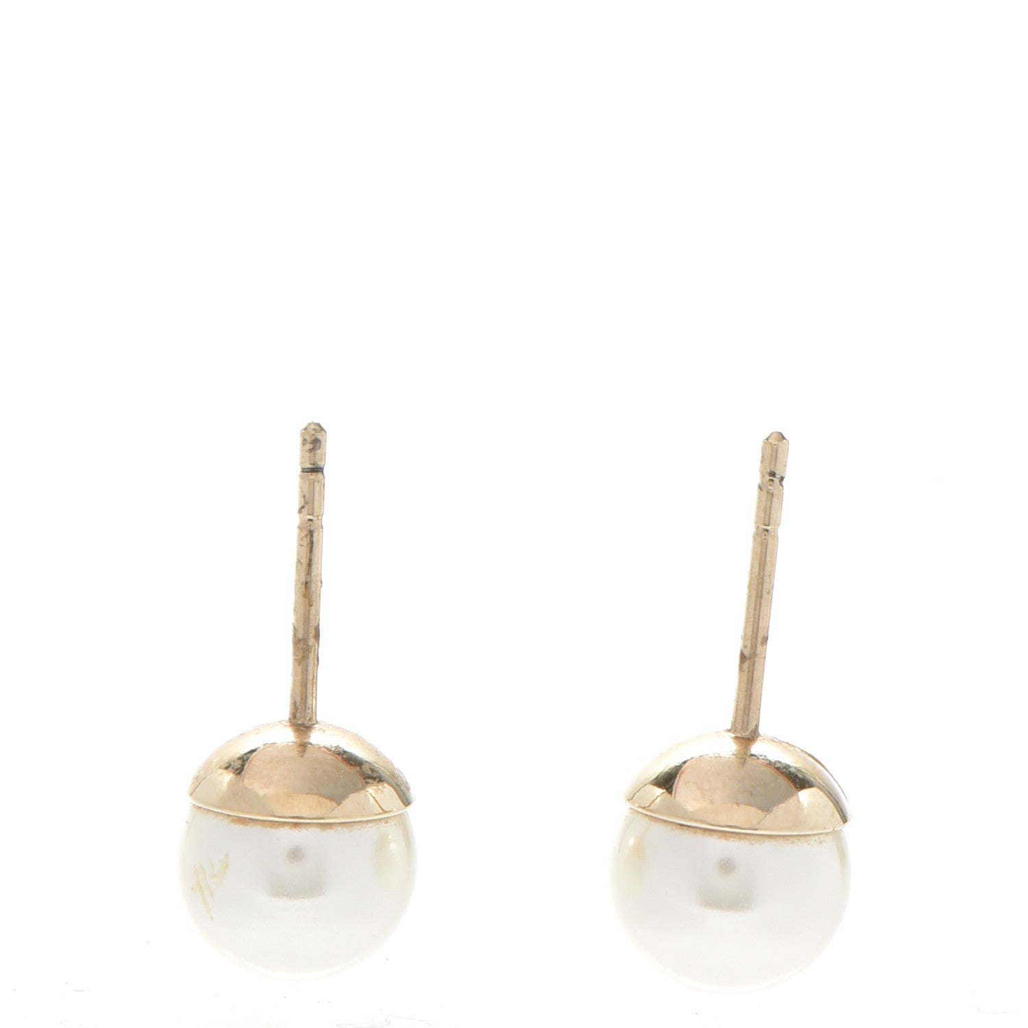 Christian Dior Pearl Mise En Dior Tribal Earrings Gold 3 of 6