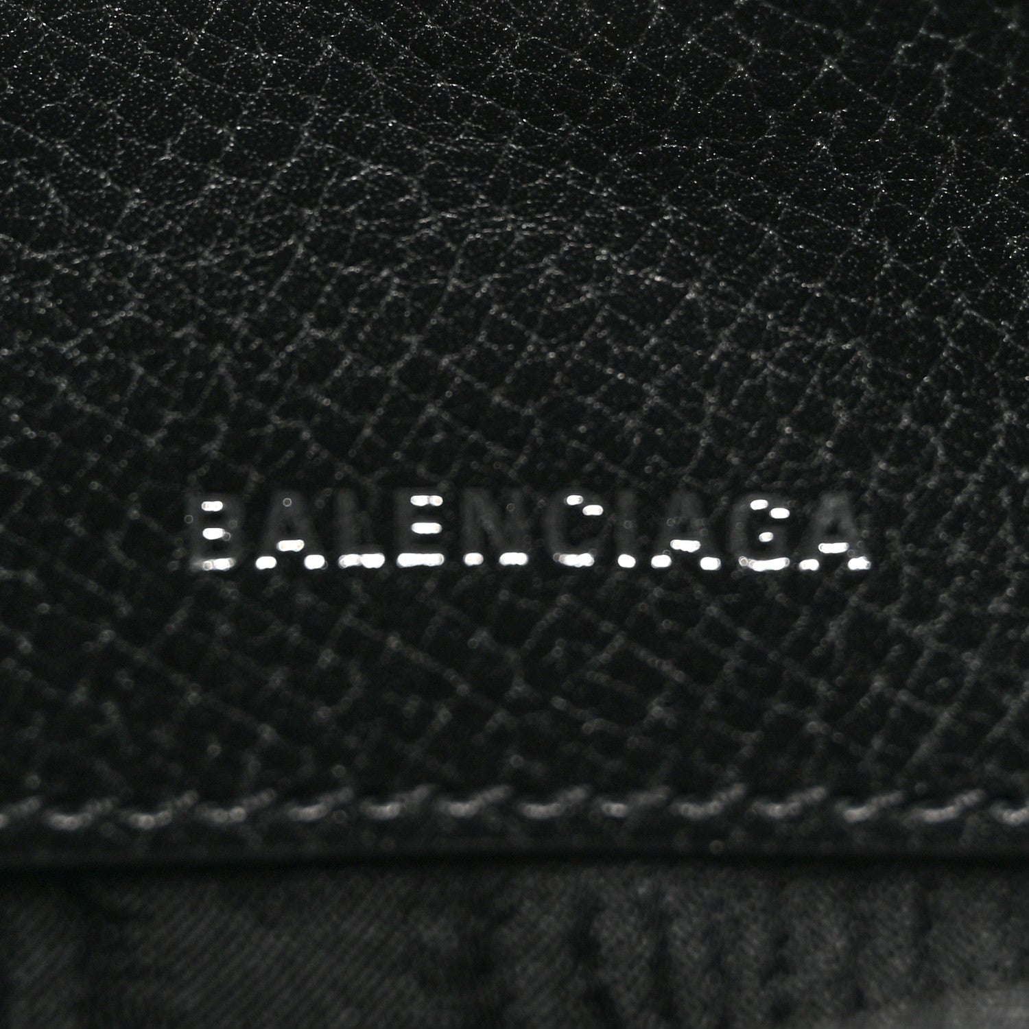 Gucci X BALENCIAGA BB Monogram Calfskin Web Mini Jackie 1961 Hobo Black 6 of 11