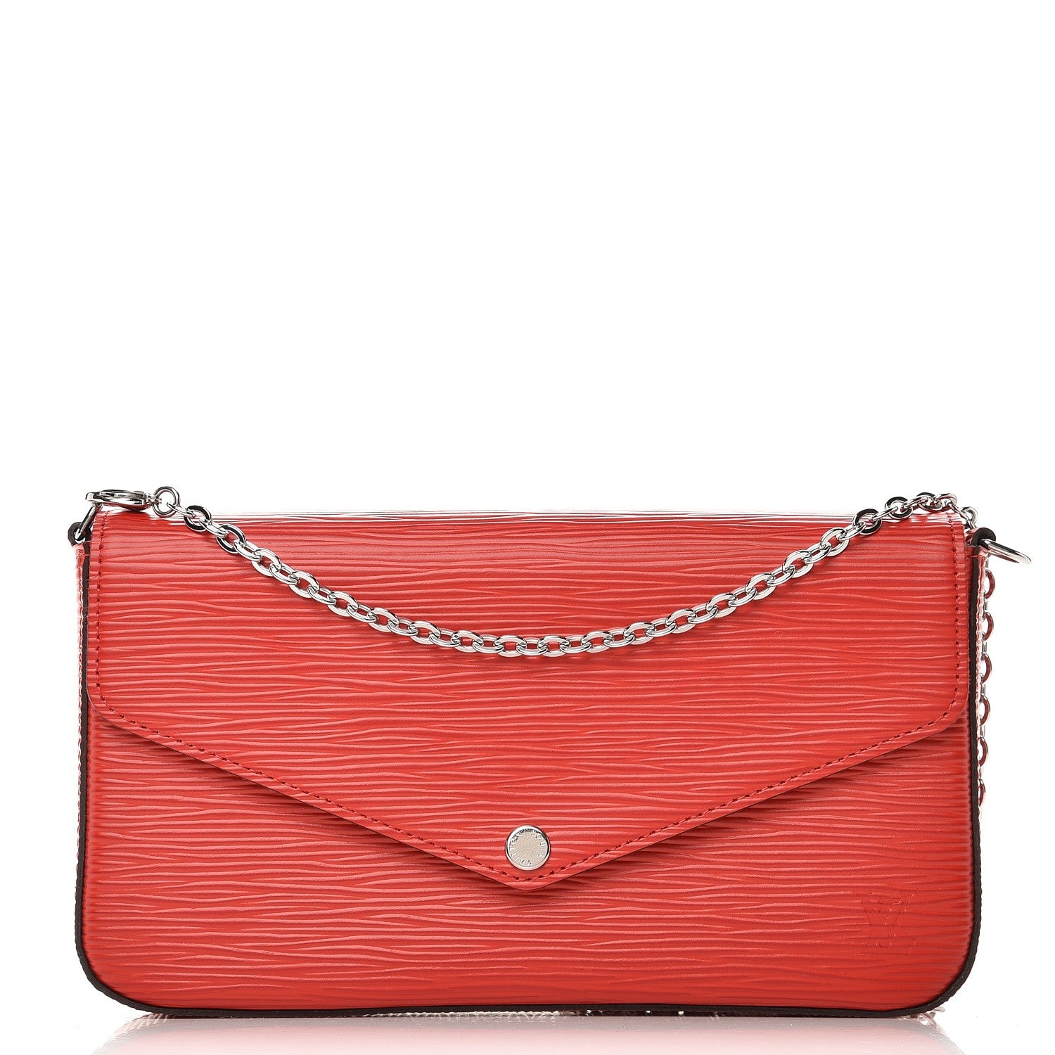 Louis Vuitton Epi Pochette Felicie Coquelicot 1 of 7
