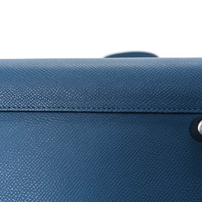 Celine Grained Calfskin Mini Belt Bag Slate Blue 10 of 12
