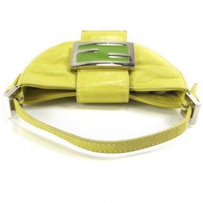 Fendi Lambskin Mini Baguette Yellow 6 of 13