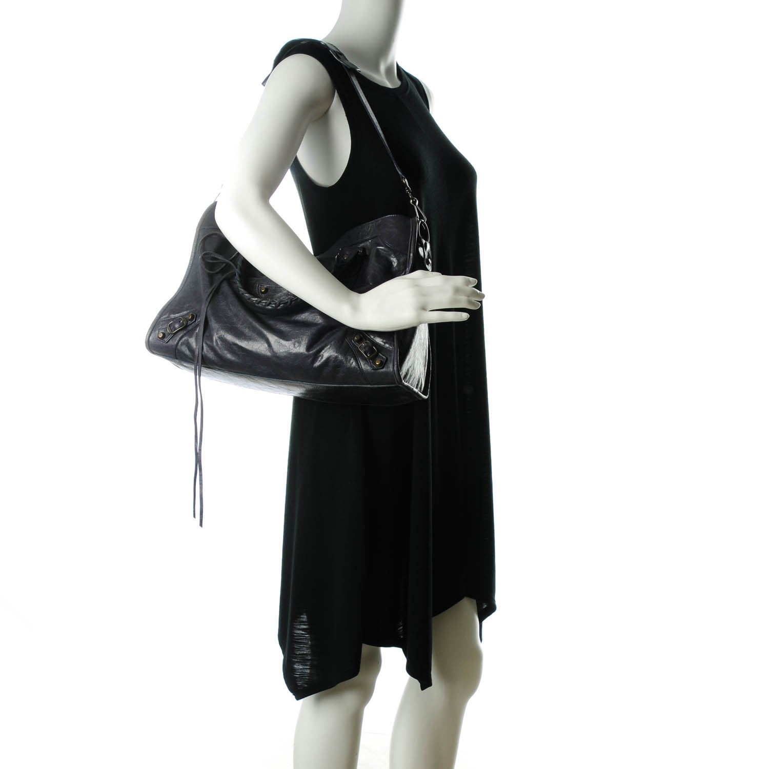 Balenciaga Agneau Classic Hardware City Encre 2 of 7