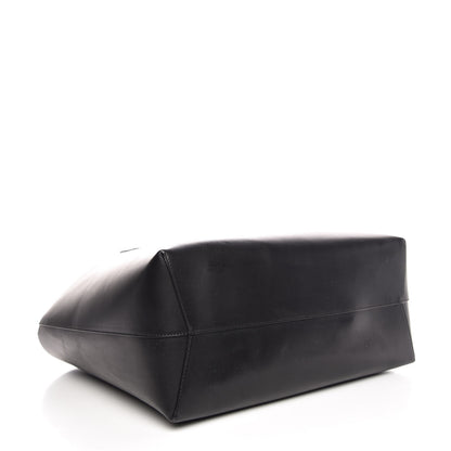 Mansur Gavriel Calfskin Large Shopping Tote Black Flamma 5 of 8
