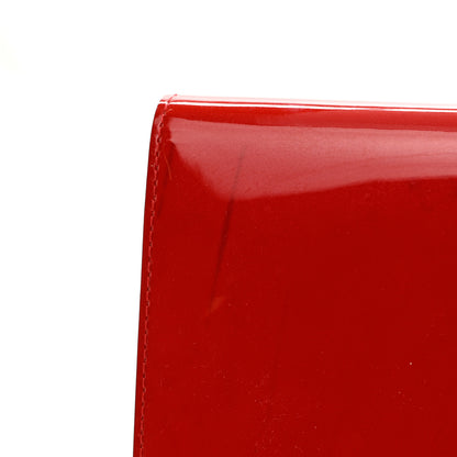Louis Vuitton Patent Louise Clutch Cherry 7 of 10