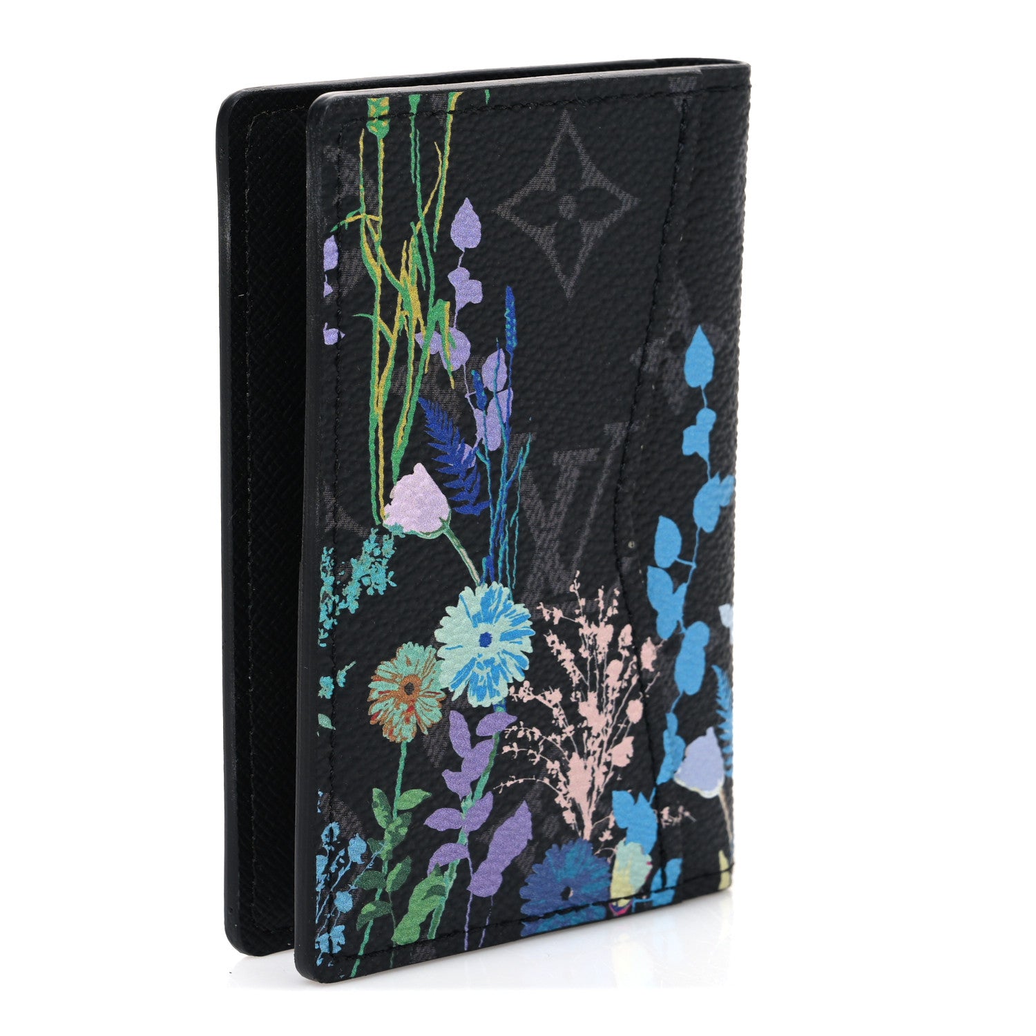 Louis Vuitton Monogram Eclipse Flower Print Pocket Organizer NM 3 of 8