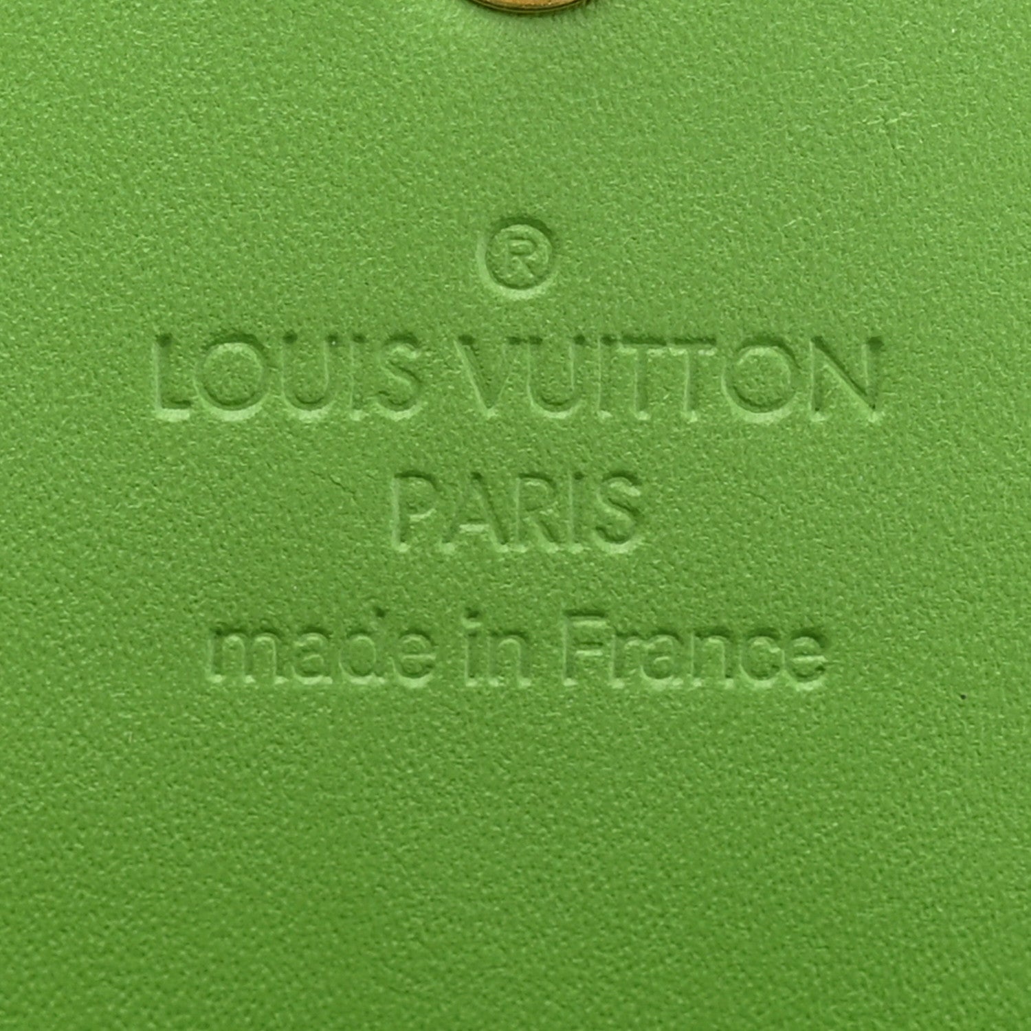 Louis Vuitton Vernis Sarah Wallet Vert Tonic 6 of 11