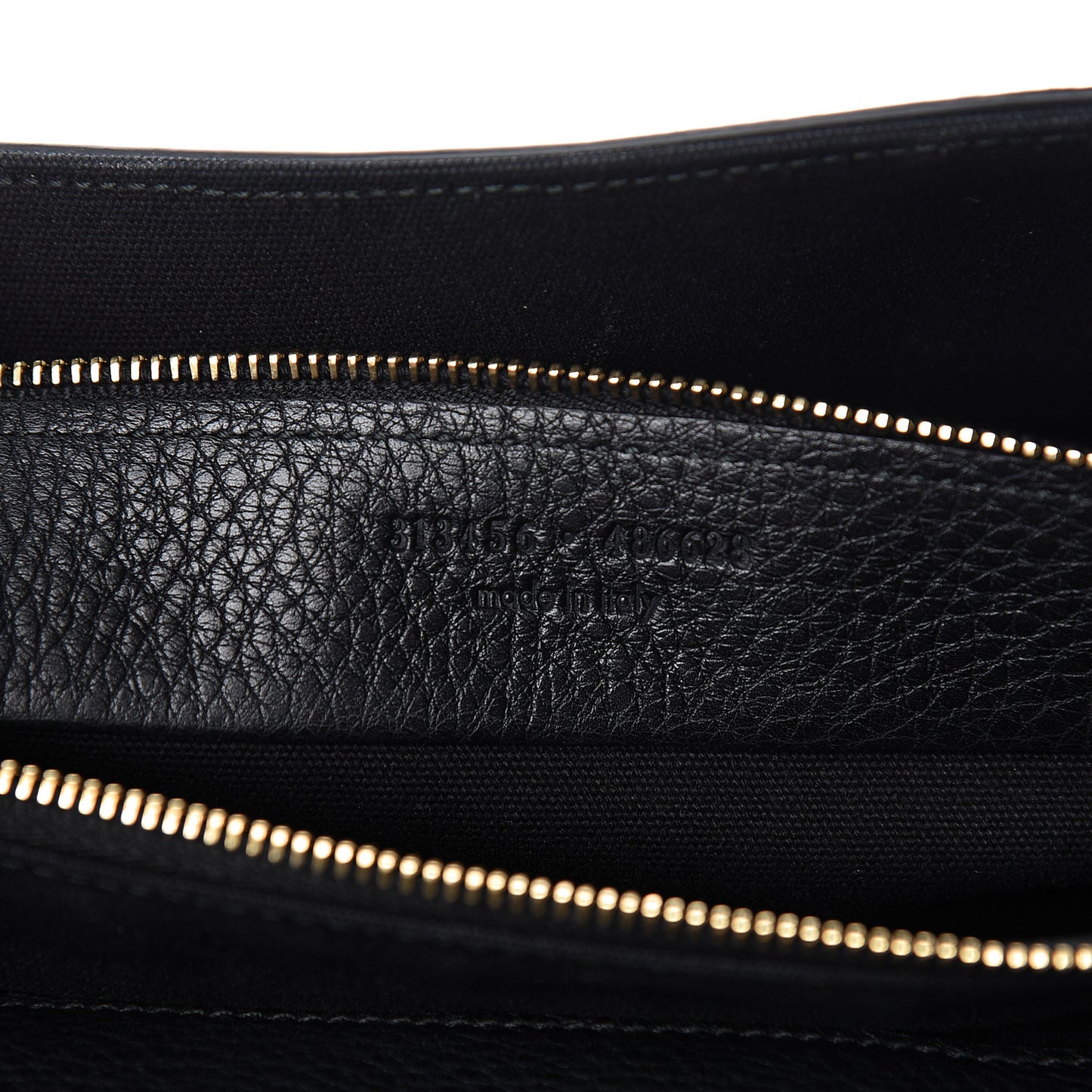 Calfskin Canvas Medium Muse Two Black