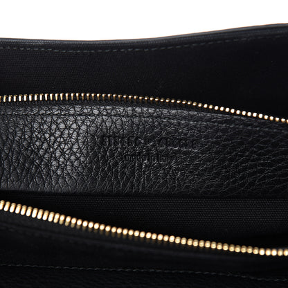 Saint Laurent Calfskin Canvas Medium Muse Two Black 8 of 11