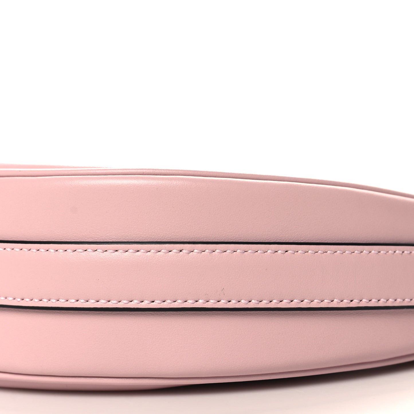 Soft Calfskin Arque Shoulder Bag Alabastro