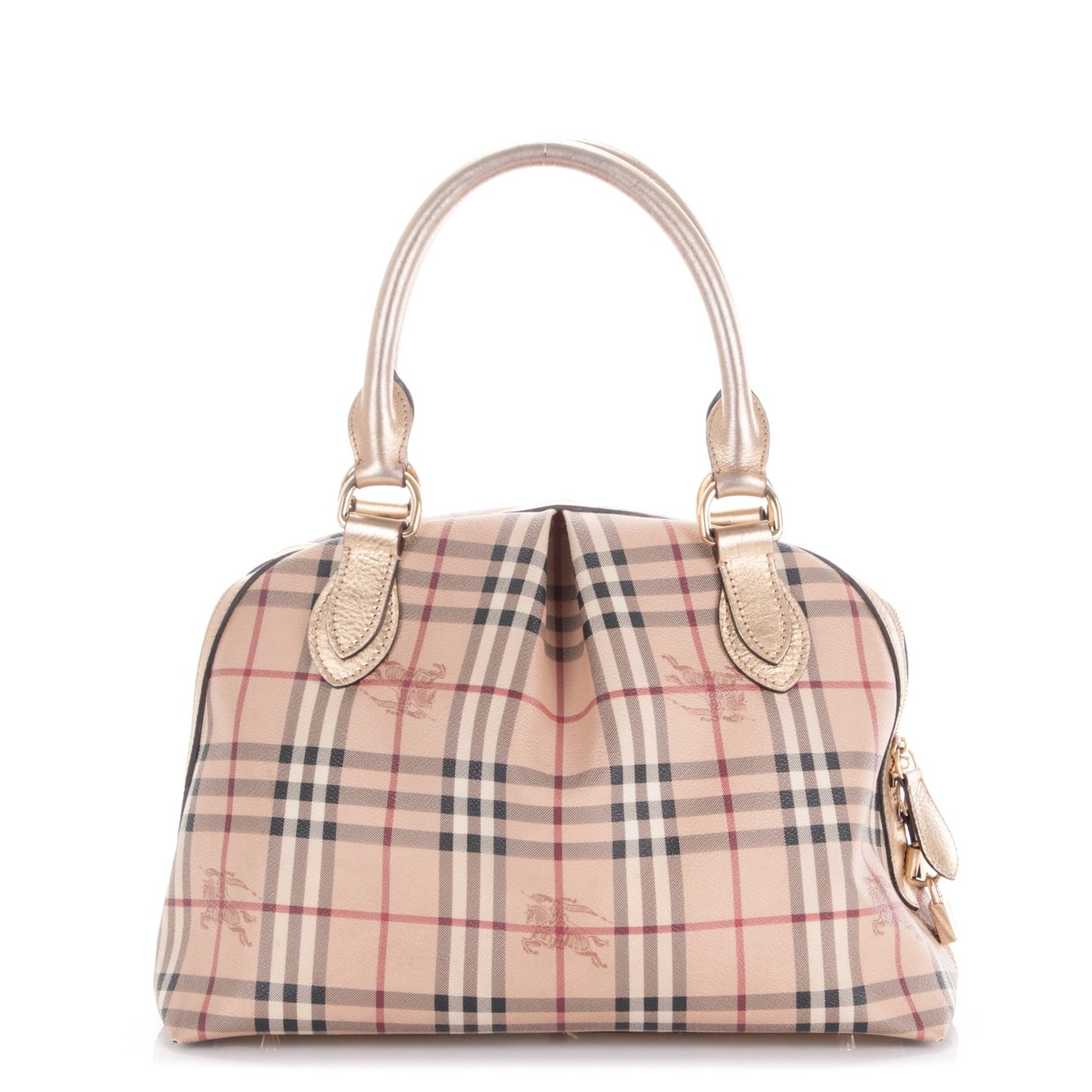 Haymarket Check Thornley Satchel Gold