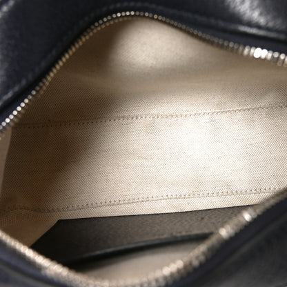 Gucci GG Supreme Monogram Textured Dollar Calfskin Web Small Ophidia Camera Bag Beige Blue 5 of 10