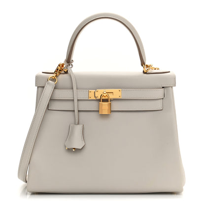 Hermes Evercolor Kelly Retourne 28 Gris Perle 1 of 12