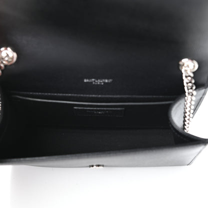 Saint Laurent Grain De Poudre Small Monogram Kate Satchel Black 5 of 9
