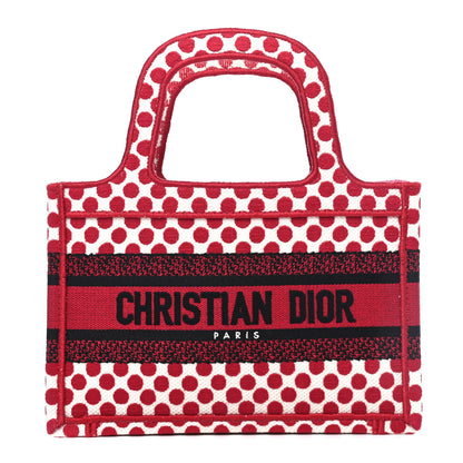 Christian Dior Canvas DiorAmour Dots Mini Book Tote Red 1 of 5