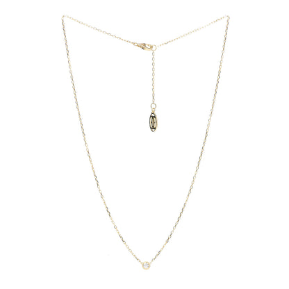 Cartier 18K Yellow Gold Diamond SM D'Amour Pendant Necklace 3 of 4