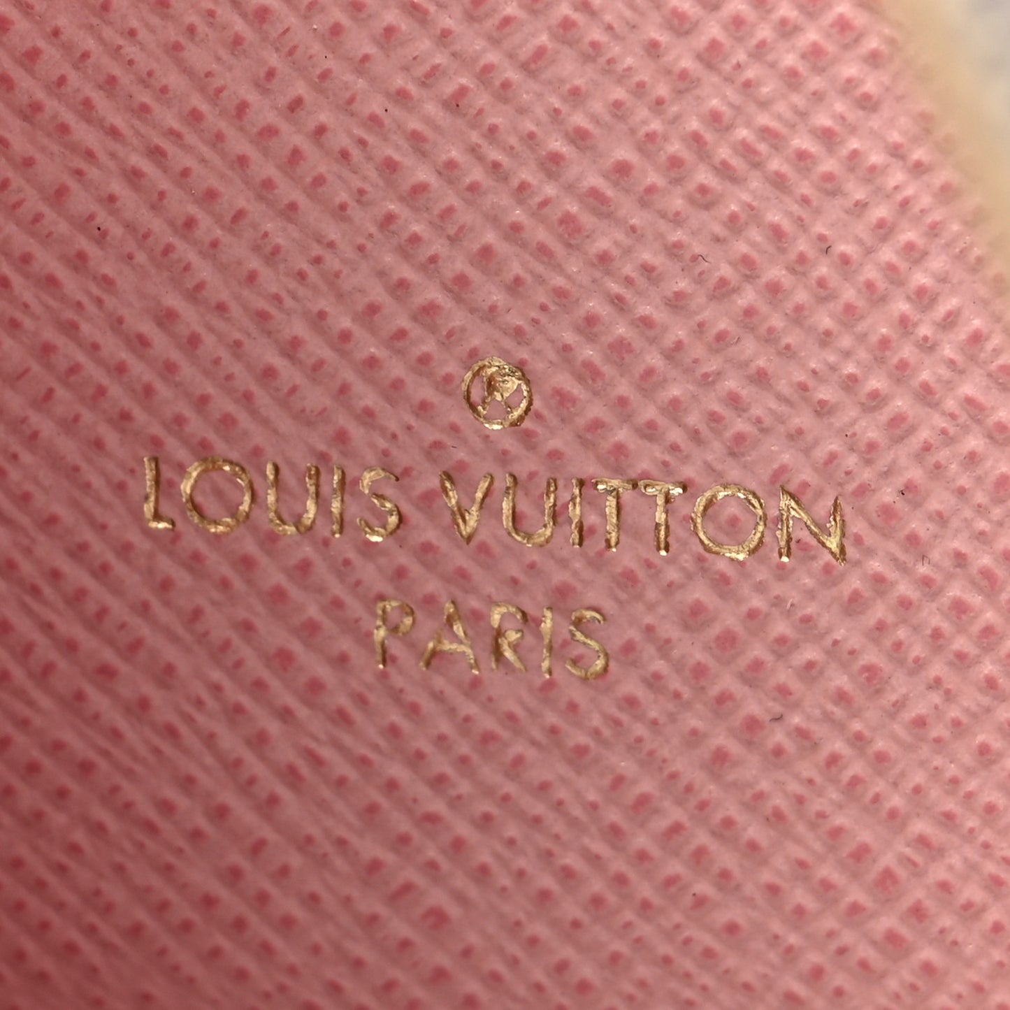 Damier Azur Victorine Wallet Rose Ballerine