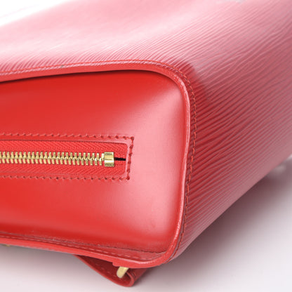 Louis Vuitton Epi Mabillon Backpack Castillan Red 7 of 8
